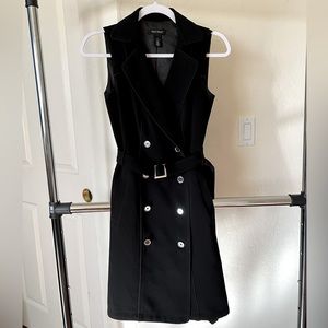 WHBM Wrap Collared Dress